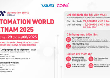 Mời tham gia Cụm gian hàng VASI: Triển lãm Automation World Vietnam (AWV 2025)